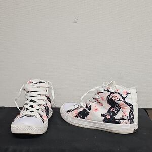 RAAD SHOP SAMURI AND PINK FLOWERS HI-TOPS BFPM-10-200